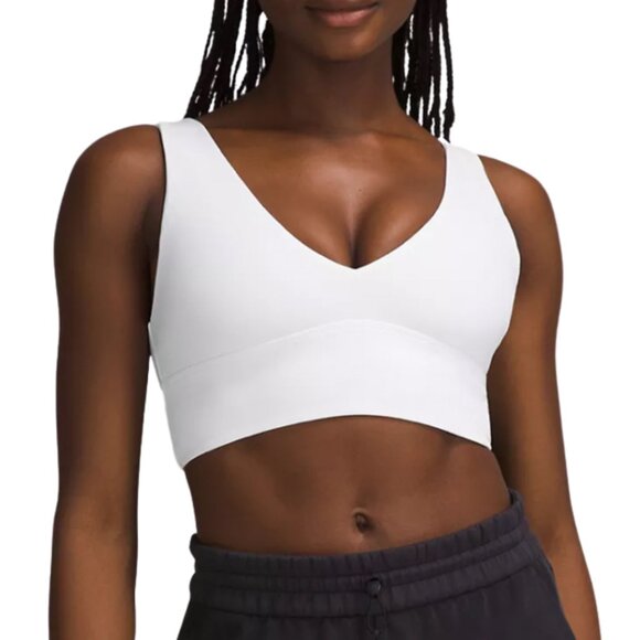 White lululemon Align™ V-Neck Bra  Light Support, C/D Cup - WHITE - Picture 1 of 3